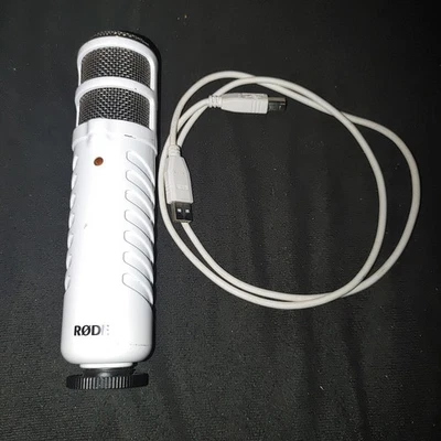 Rode Podcaster Broadcast Vocal Dynamic  USB Microphone w Cord Tested - Image 1 of 4