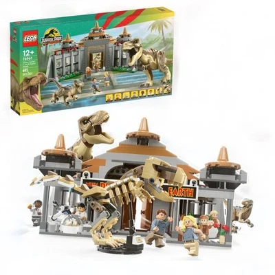 🦖 LEGO Jurassic Park 76961 Centro de Visitantes - T. rex & Raptor Attack - Nuevo Precintado Foto 1 de 4