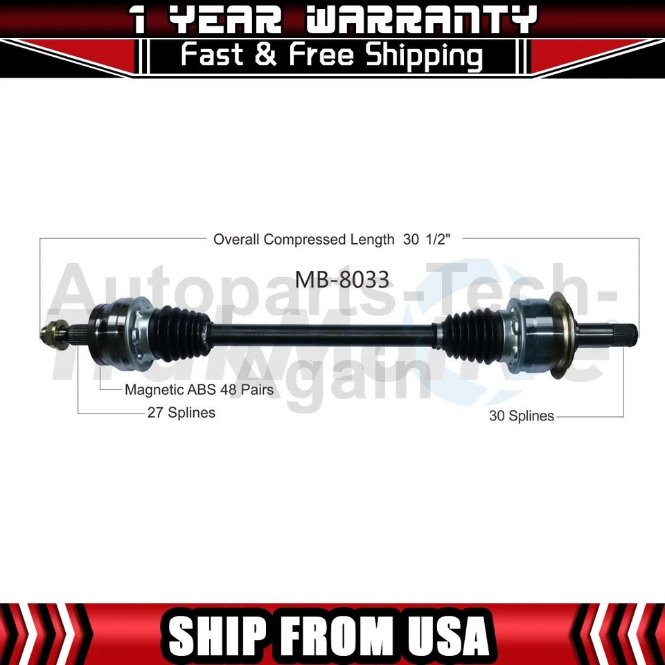Eje trasero izquierdo TrakMotive 1 CV para Mercedes-Benz C63 AMG 2008-2015 Foto 1 de 1