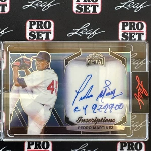 Pedro Martinez 2025 Leaf Metal Sports Heroes Inscriptions CY 94,99 And 00 Mets - Picture 1 of 2