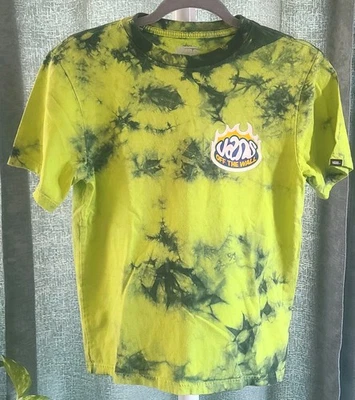 Vans Off The Wall Short Sleeve T-Shirt Green Tie Dye Youth Sz Medium - Image 1 of 4