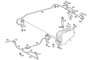 Genuine Mercedes-Benz Closure 123-869-01-72 - Picture 1 of 1