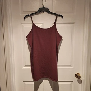 Women's sz 5 Dark Maroon Red Tank Top by Torrid Adjustable Straps 5X - Picture 1 of 4