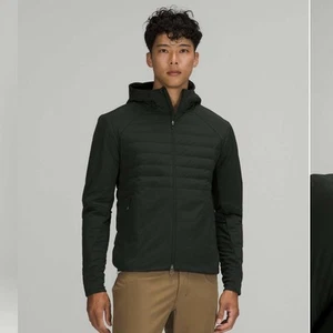 Lululemon Goose Down For It All Hoodie Puffer Jacket Mens M Active Hike Run - Picture 1 of 20