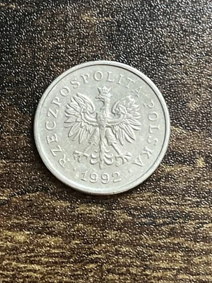 Polonia 1992 1 Zloty Polska Varsovia Rzeczpospokita Europa Moneda Actual TB5953* Foto 1 de 2