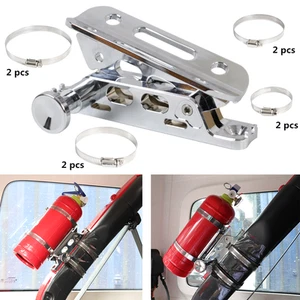 Fire Extinguisher Holder Mount Bracket Adjustable For Jeep Wrangler JKU 2007-18 - Imagen 1 de 9