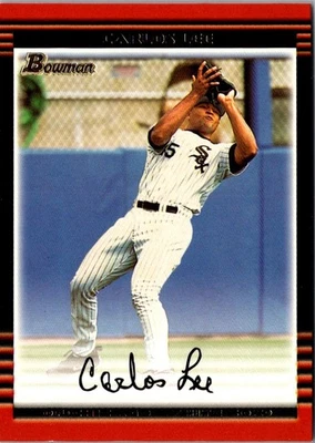 2002 Bowman Carlos Lee #42 Chicago White Sox Baseball Card - Image 1 of 2
