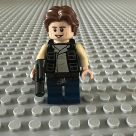LEGO Star Wars Han Solo Black Vest Minifigure sw0771 75159 75295 75205 75290