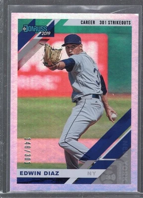 Panini Donruss Career Stat Line 2019/301 Edwin Díaz #85 Foto 1 de 2