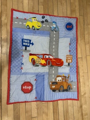 Disney Pixar coches pequeño corredor cuna edredón manta remolque material Luigi y2k Foto 1 de 4