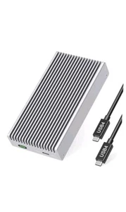 Fanless Speedy 40Gbps M.2 NVMe SSD Enclosure, USB4/Thunderbolt 4 Aluminum - Afbeelding 1 van 5