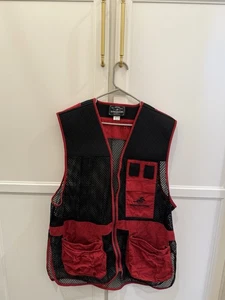 WINCHESTER Men Trap Skeet Shooting Hunt Vest SZ LARGE Mesh Red & Blk. 2 JACKETS - Picture 1 of 24