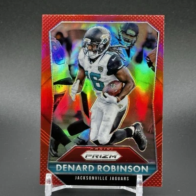 2015 Panini Prizm Denard Robinson Red Prizm #178 - Jacksonville Jaguars Football - Image 1 of 2