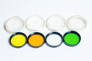 49mm filter set, Soviet, USSR filters for 49 mm lens, for black and white + UV - Picture 1 of 2