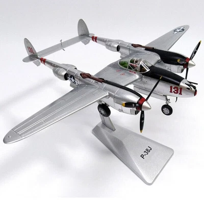 1/48 Scale Diecast Alloy WWII US P-38J Fighter Military Aircraft Model - image 1 of 4