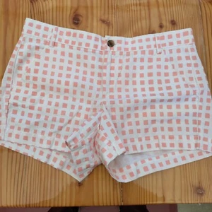 KHAKIS by GAP Sunkissed Shorts Sz 4 Gradient Grid Pink 100% Cotton Women's Summe - Picture 1 of 7