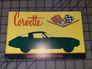 1966 Chevrolet Corvette Owners Manual Original  - Picture 1 of 5