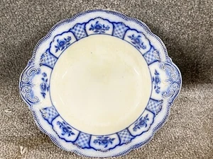 VINTAGE BLUE AND WHITE PORCELAIN CERAMIC FRUIT BOWL MELBOURNE PATTERN GRINDLEY - Picture 1 of 9