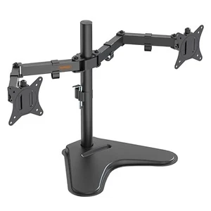 VonHaus Dual Monitor Stand for 13-32" Screens, Twin Monitor Adjustable Mount - Picture 1 of 6
