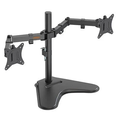 VonHaus Dual Monitor Stand for 13-32" Screens, Twin Monitor Adjustable Mount - Image 1 of 4