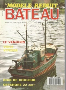 MODELE REDUIT DE BATEAU N°311 CHALUTIER VENDEEN / BATEAU BOUTEILLE / VENUS 1782 - Picture 1 of 2