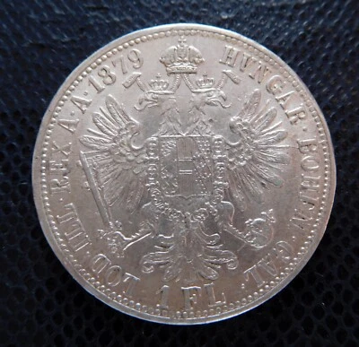 AUSTRIA / FRANZ JOSEPH - SILVER 1 FLORIN / 1879 - Image 1 of 2