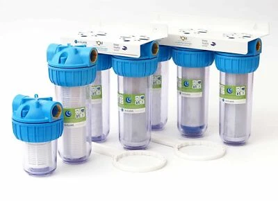 5"  10" Wasserfilter Vorfilter System Hauswasser Zisterne Brunnen Pumpe 1" Zoll - Bild 1 von 4