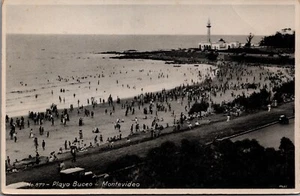 Uruguay Montevideo Playa Buceo Vintage Postcard B181 - Picture 1 of 2