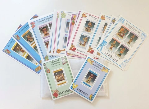 Special Unit! Hummel Figurines, Child - 20 Sheets of Stamps, 20 Sets & 2 S/S MNH Cover