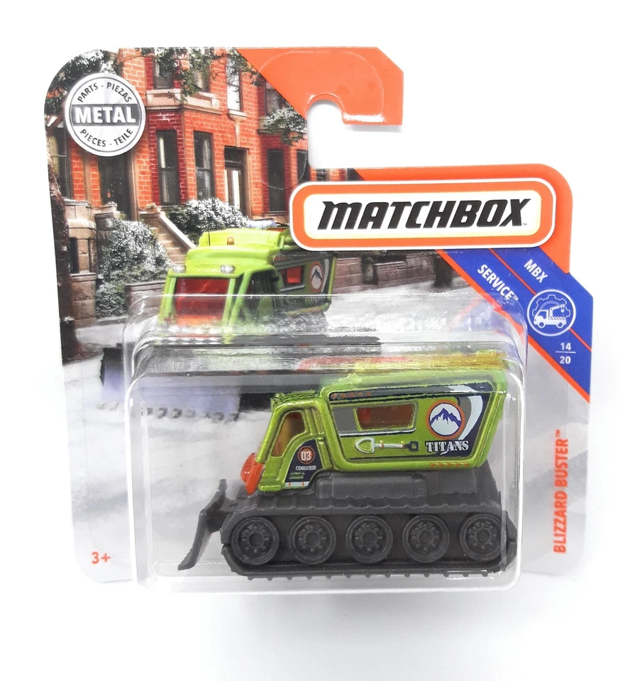 Matchbox MBX Superfast 2018 n. 52 Blizzard Buster short blister card - Immagine 1 di 1
