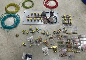 Massive Lot Clippard Minimatic Brass Fittings, Needle Valve, Manifold, Hose, Etc - Picture 1 of 14