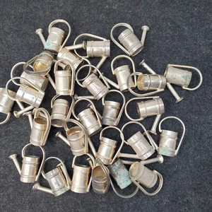 28 Miniature Watering Cans for Crafts Wreaths Decorating Garden Party Decor Lot - Picture 1 of 24