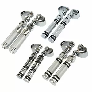 Motorcycle U-Clamp Foot Pegs Rests 1" 1-1/4" Highway Engine Crash Bar For Harley - Picture 1 of 23