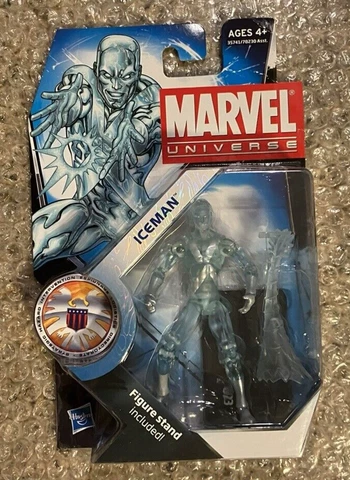 NEW 2010 HASBRO Marvel Universe ICEMAN!!  FAST FREE SHIPPING Cover