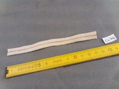 Mèches plates (2) pour lampe à pétrole ou tempête  12 x 130 mm en coton (CL54) - Photo 1/2