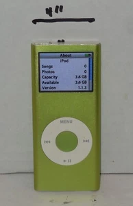 Apple iPod Nano 2nd Generation Green 4GB A1199 Tested Works - Picture 1 of 4