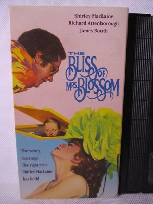 The Bliss Of Mrs. Blossom 1967 1992 VHS Movie Shirley MacLaine, John Cleese - Image 1 of 4