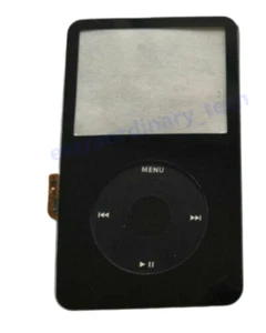 Black Front Housing, Button, Click Wheel for iPod Video 5th 5.5th 30GB 60GB 80GB - Picture 1 of 4