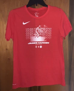 NWT NIKE Women’s DRI-FIT NBA James Harden Playoffs Houston Rockets T-shirt. Sz M - Picture 1 of 1