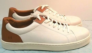 Sneakers casual Born uomo Ruben in pelle bianco/marrone - Nuove! 120€ | Taglia 13 - Foto 1 di 11