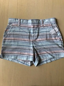 Gap Womens Size O Multi Colored Shorts 3 Inch Short Mid Rise NWT New - Picture 1 of 5