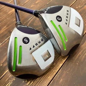 Ladies ONOFF 3W 5W Fairway Wood 2pcs Set Flex-A LP-416 No Head Cover F/S - Picture 1 of 9