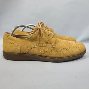 GH Bass Oscar II hellbraun Wildleder Wingtip Freizeitschuhe Herren Größe 10,5 M 2436-261 - Bild 1 von 10