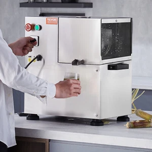 VEVOR Extractor de Zumo de Caña de Azúcar Eléctrico 800W 300kg/h con 4 Rodillos - Imagen 1 de 12