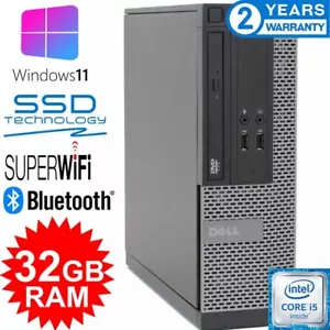 DELL QUAD CORE I5, 32GB RAM, 256GB SSD + 1000GB HDD. 11 PRO & OFFICE PRO. 2Y WTY - Picture 1 of 5