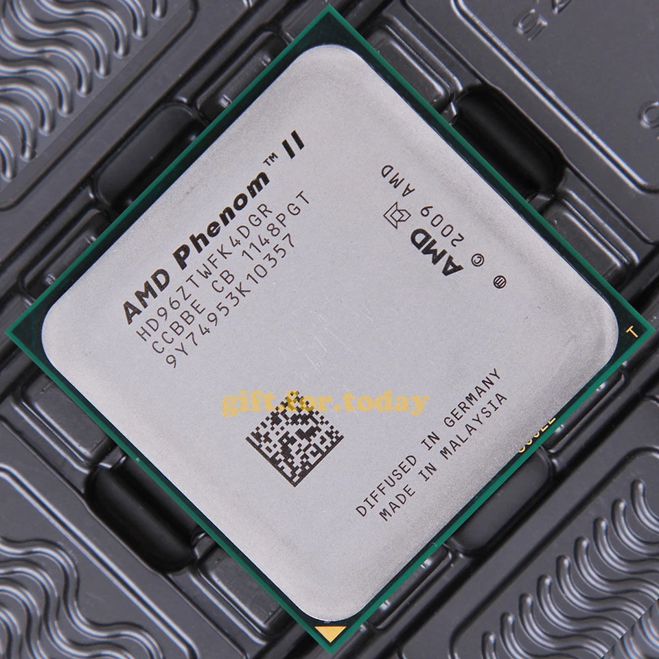 Original AMD Phenom II X4 960T 3 GHz Quad-Core HD96ZTWFK4DGR Processor CPU - Image 1 of 1