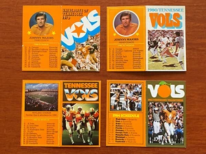 CFB Lot 4 Dif TENNESSEE VOLUNTEERS VOLS Football Schedule 1979 1980 1981 1983 - Picture 1 of 2