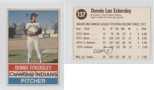 1976 Hostess All-Star Team Dennis Eckersley (Brown Back) #137.2 Rookie RC HOF