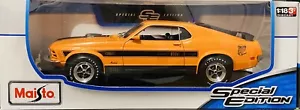 Maisto 1/18 Diecast 1970 Ford Mustang Mach 1 Orange - Bild 1 von 5
