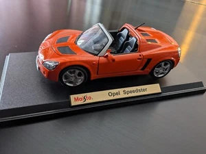 Maisto Special Edition Orange Opel Speedster 1:18 Diecast B72 - Picture 1 of 4